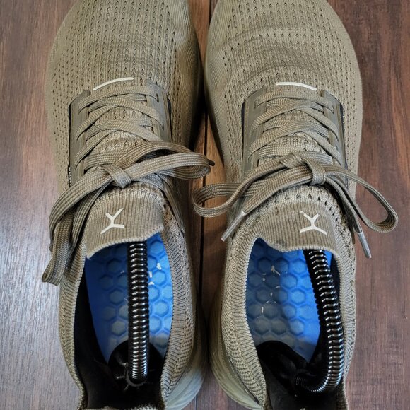 Flux Adapt Waterproof Runner Green Athletic Knit Sneakers Mens 8 / Womens 9.5 - Picture 6 of 16